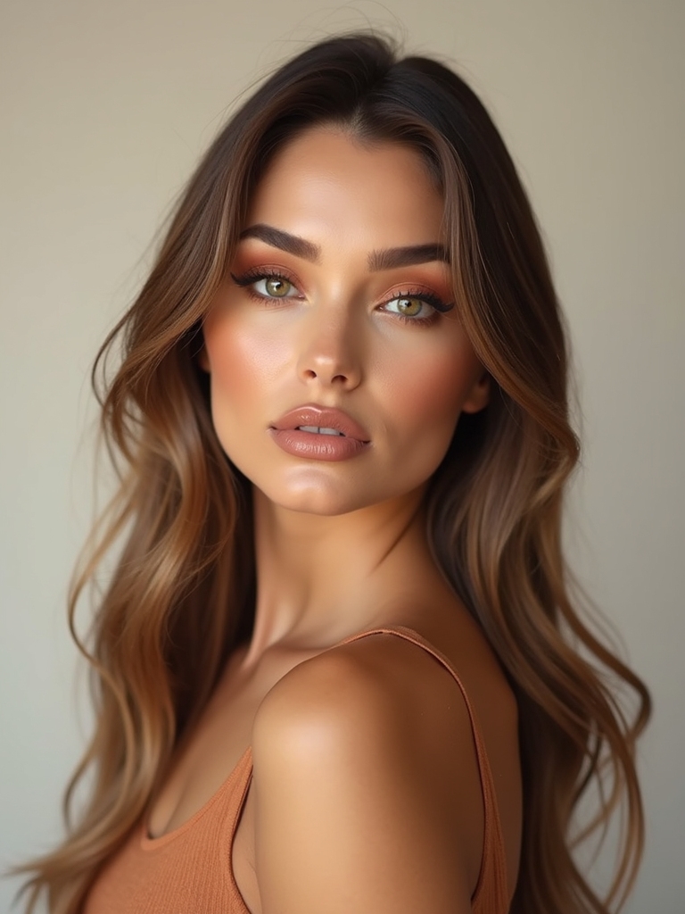 chestnut feathered brows effortlessly warm
