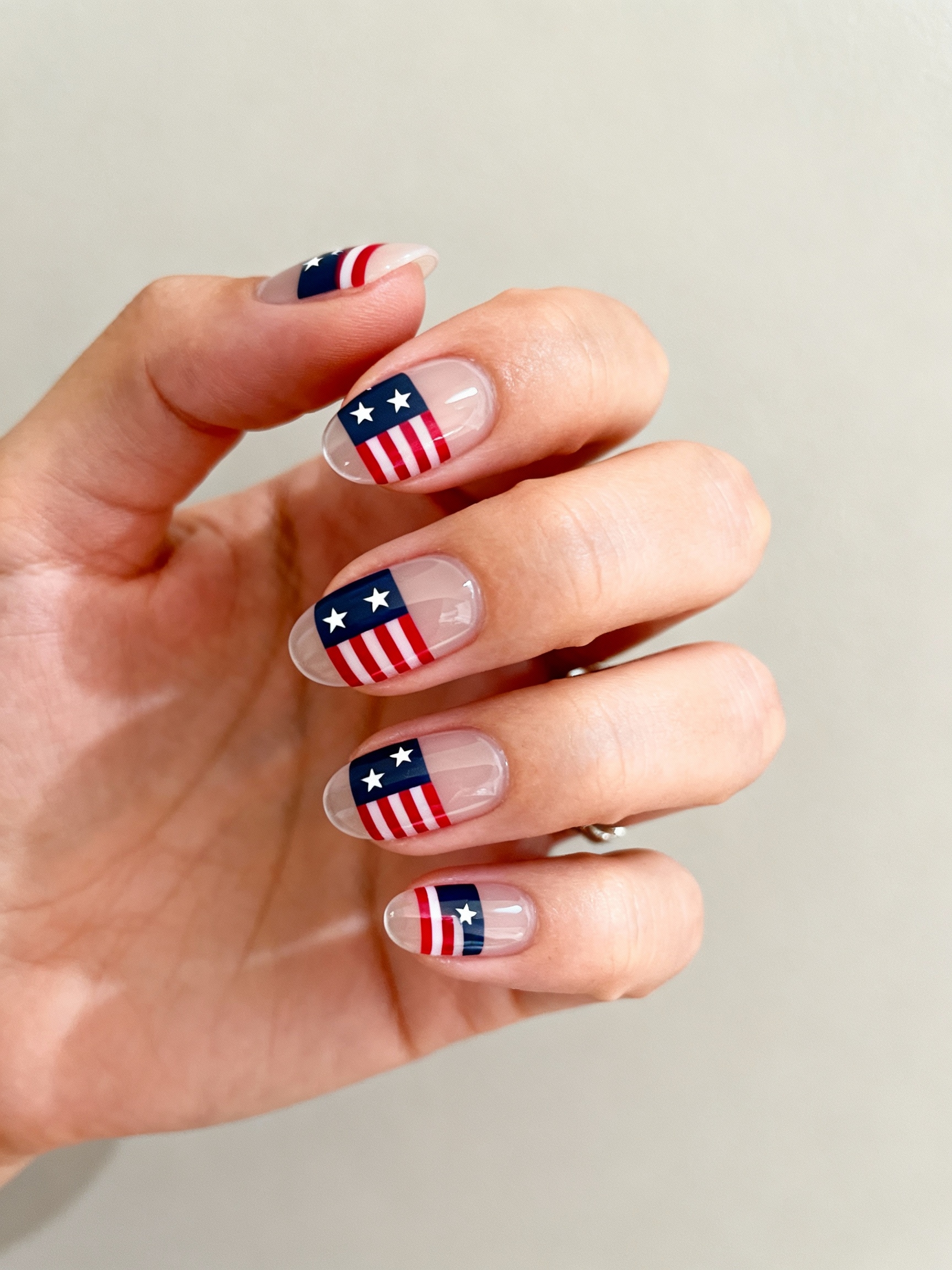 chic minimalist negative space flag
