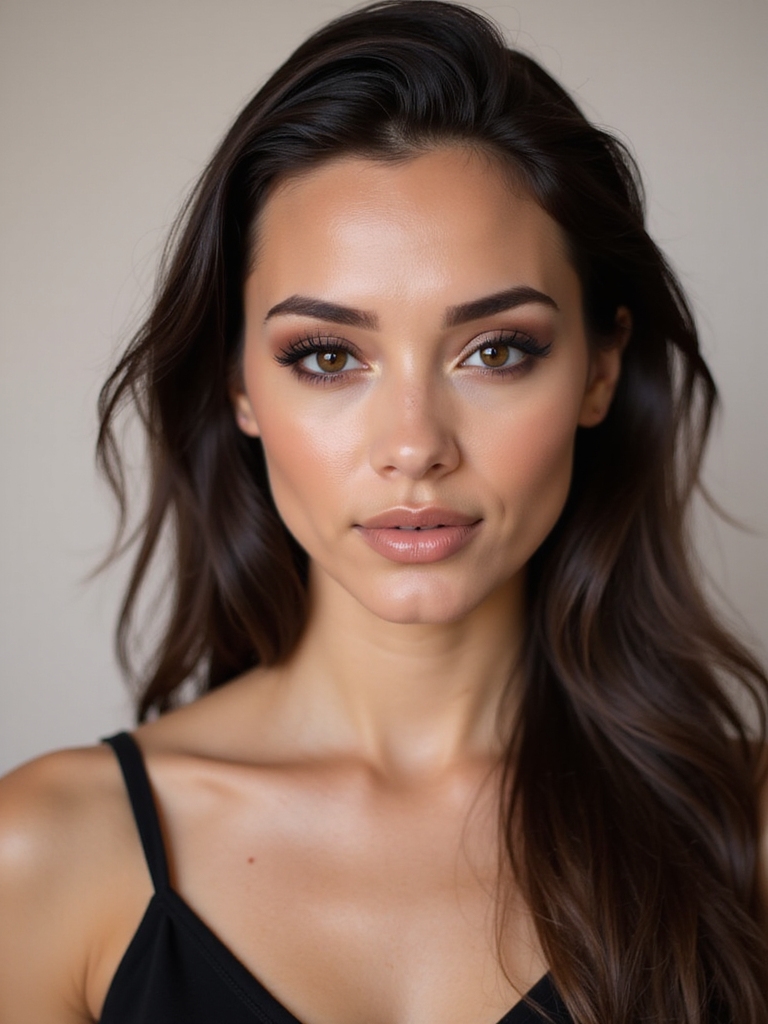 chocolate smoky eye honeyed nude