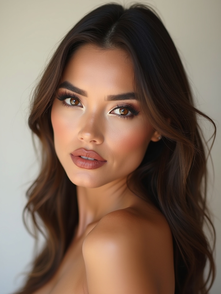 chrome lids blurred matte lips
