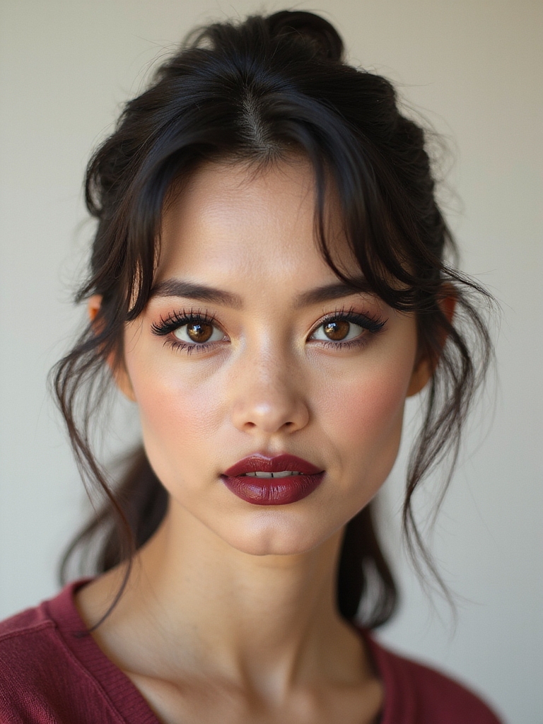 chunky glossy spiky lashes