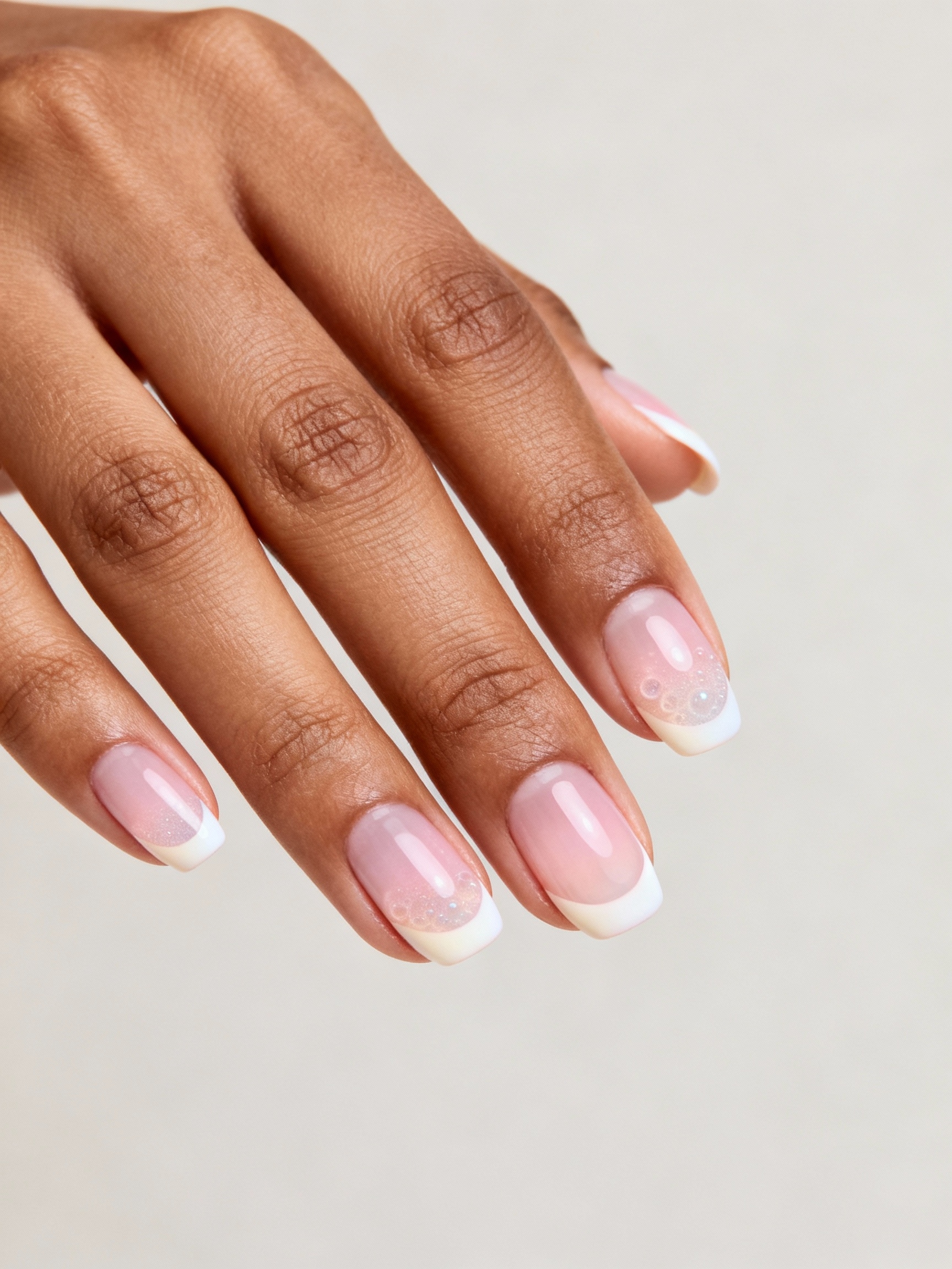 cloud soft blurred french manicure
