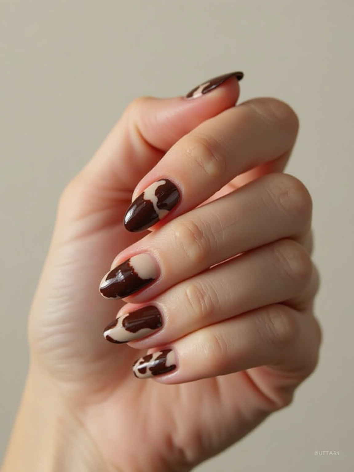 cocoa and cream swirled gloss