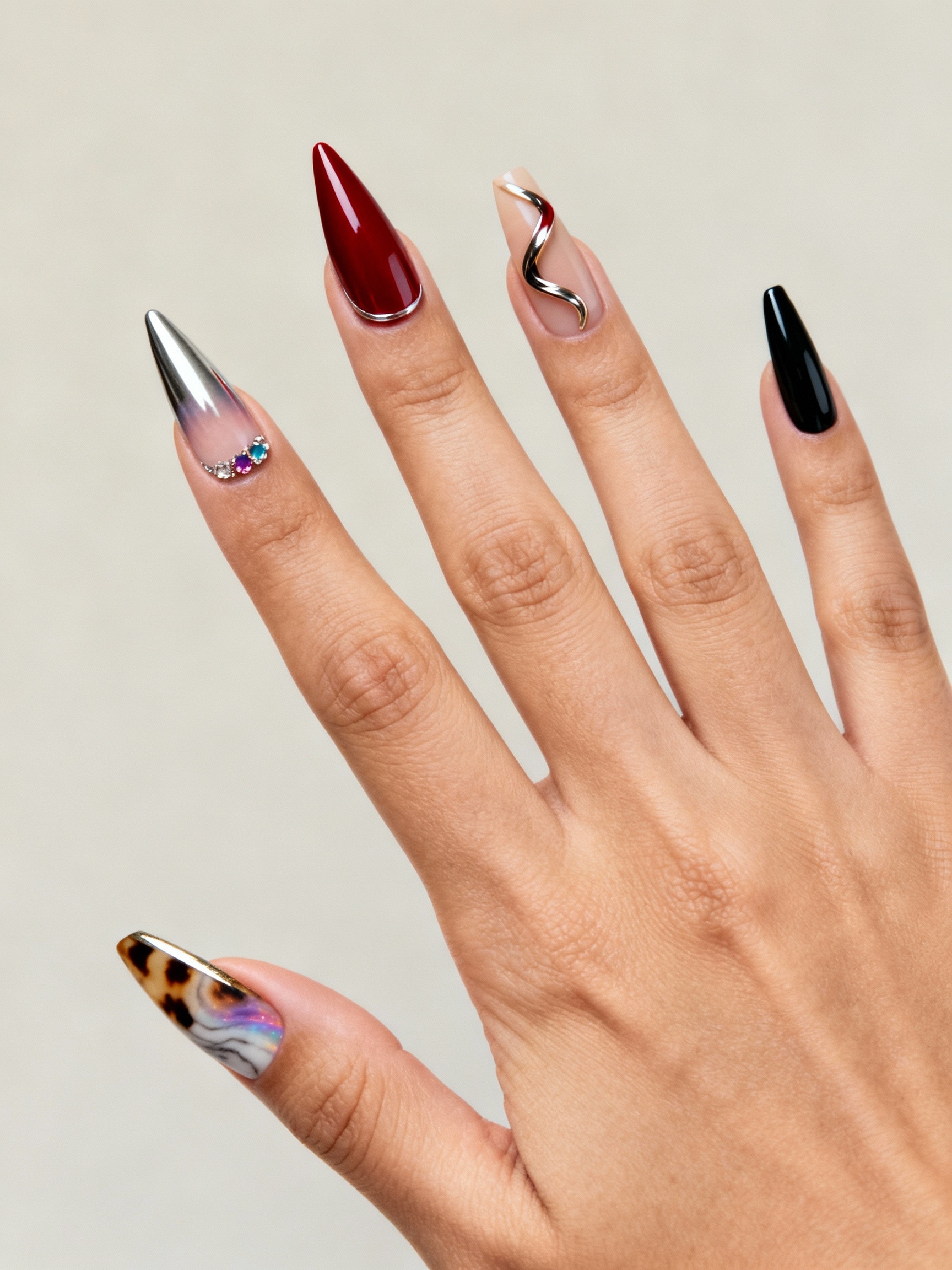 confident fierce baddie manicure ideas
