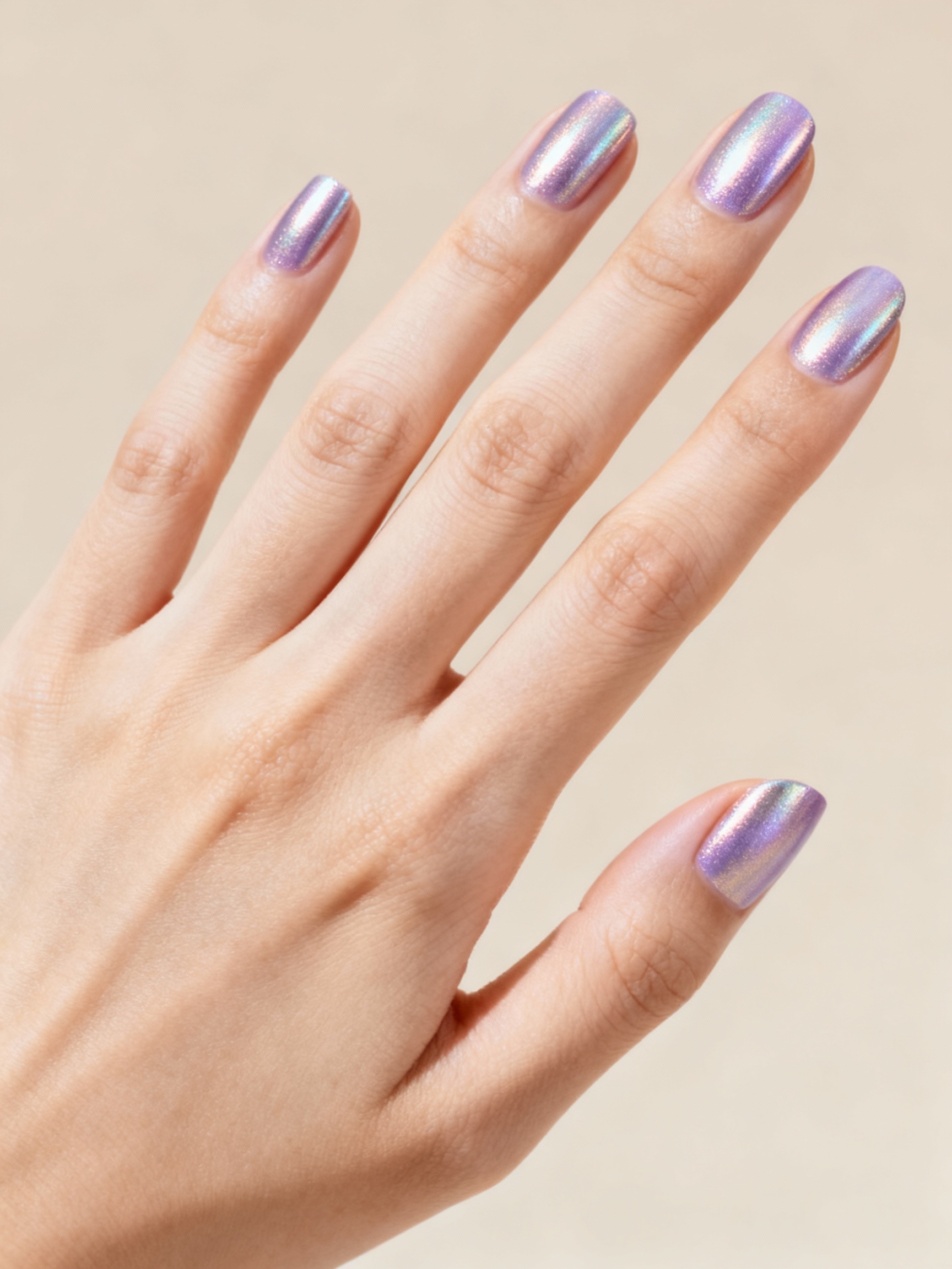 cool lilac mirrored shimmer