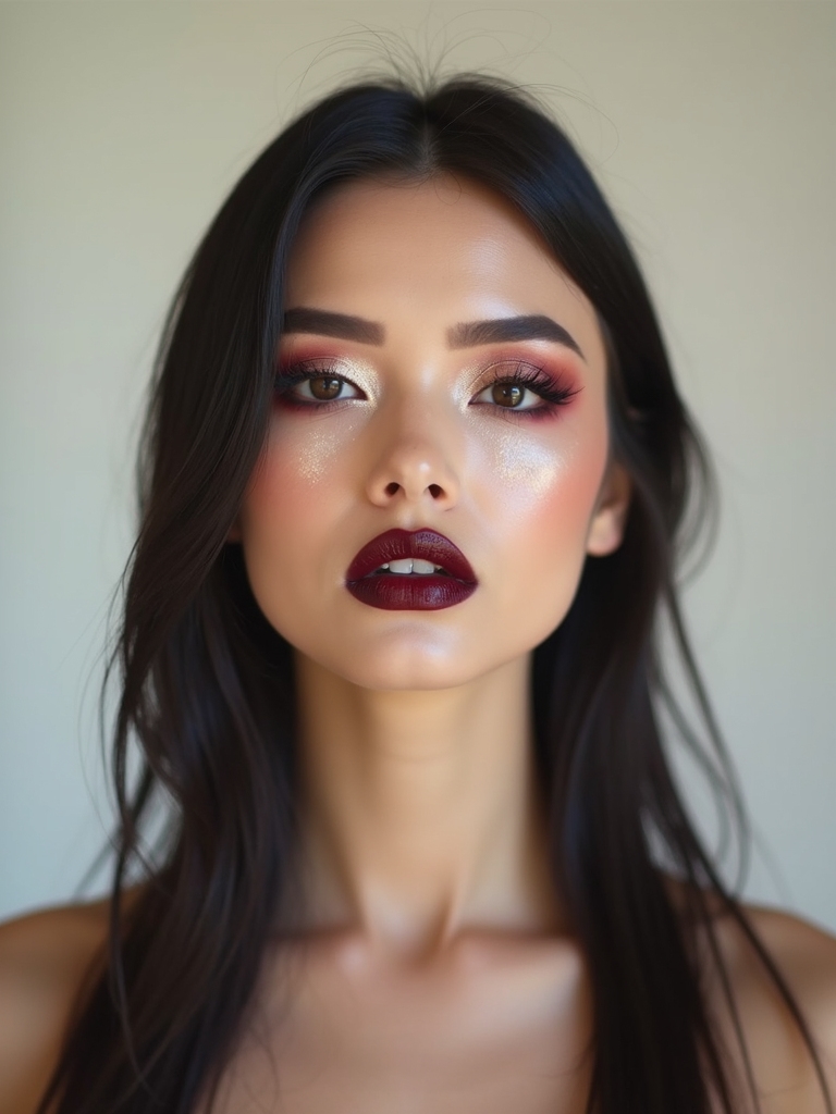 cool moonlit pearly cheekbones glow