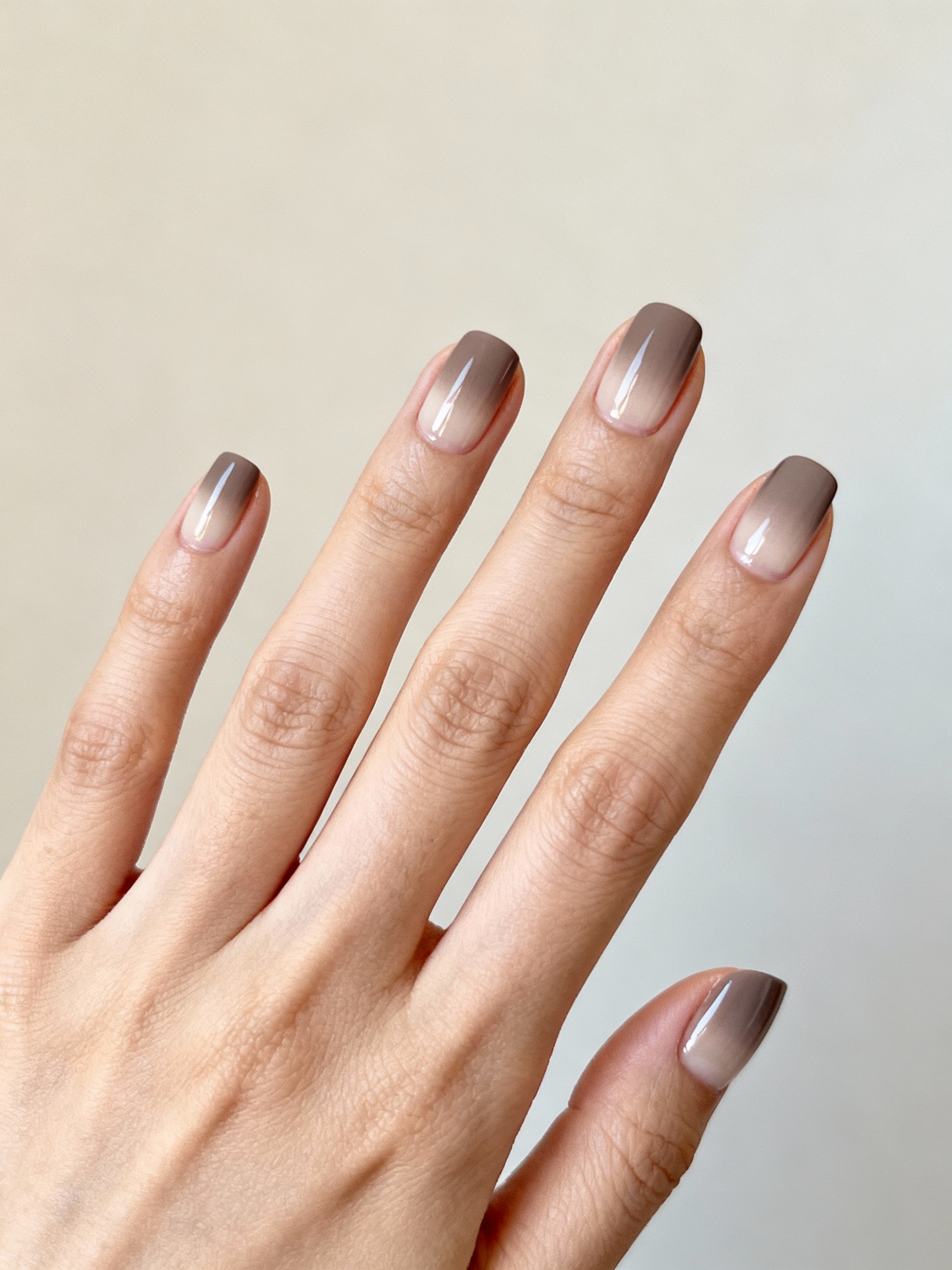 cool taupe ombr elegance