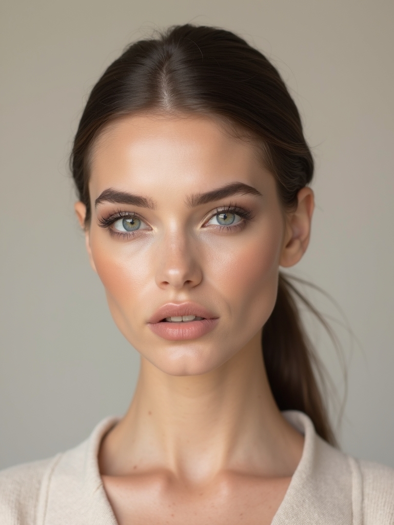 cool toned minimal sculpting look