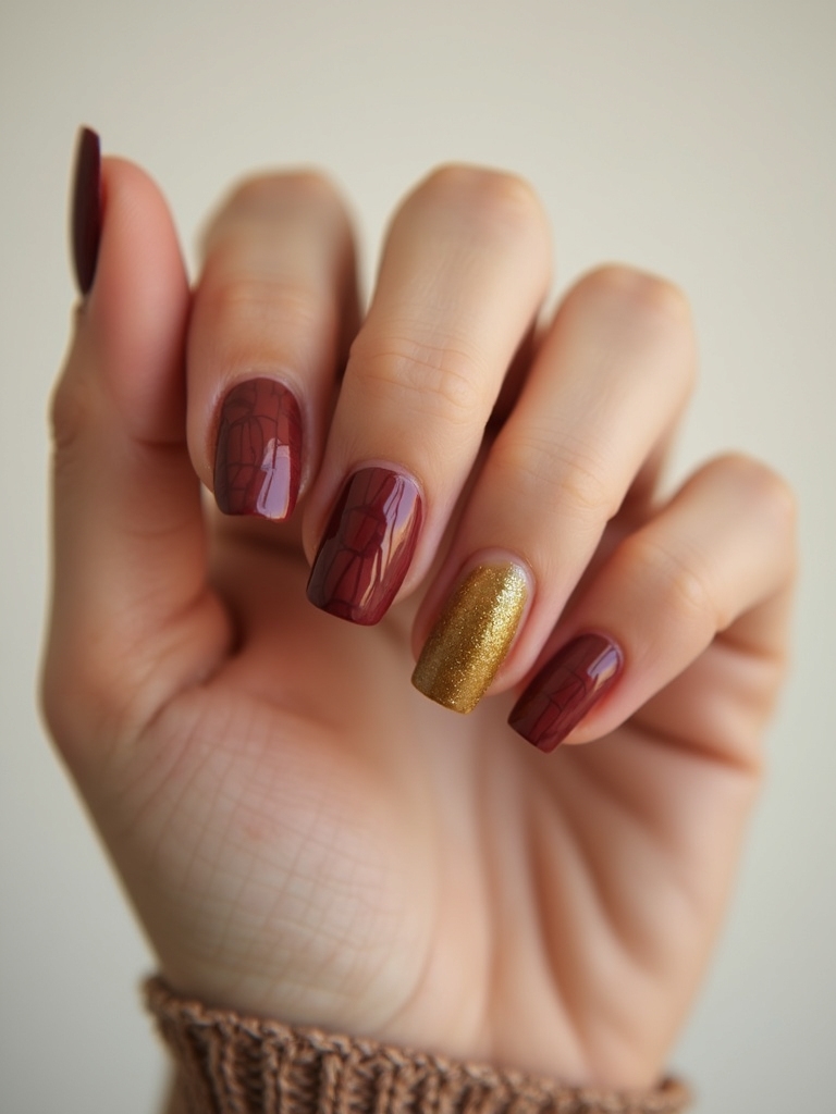cozy autumn nail looks