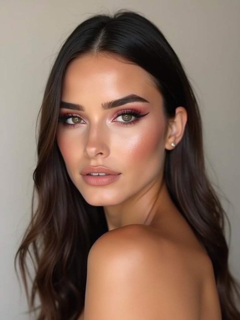 cranberry cut crease glam