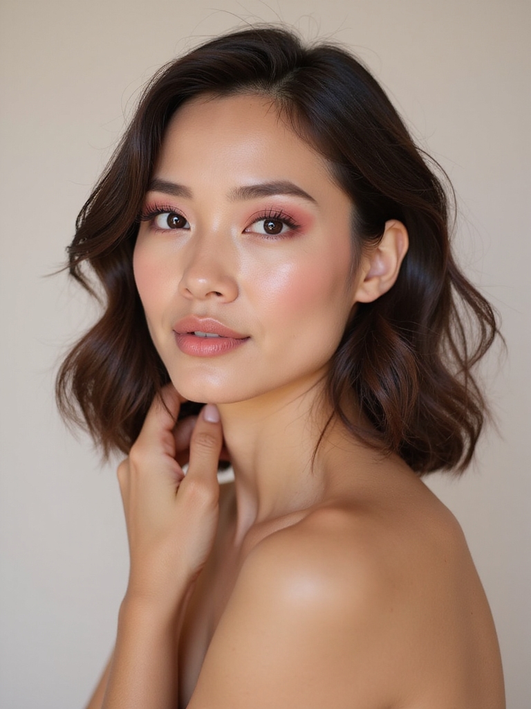 cream rose unified lid cheek