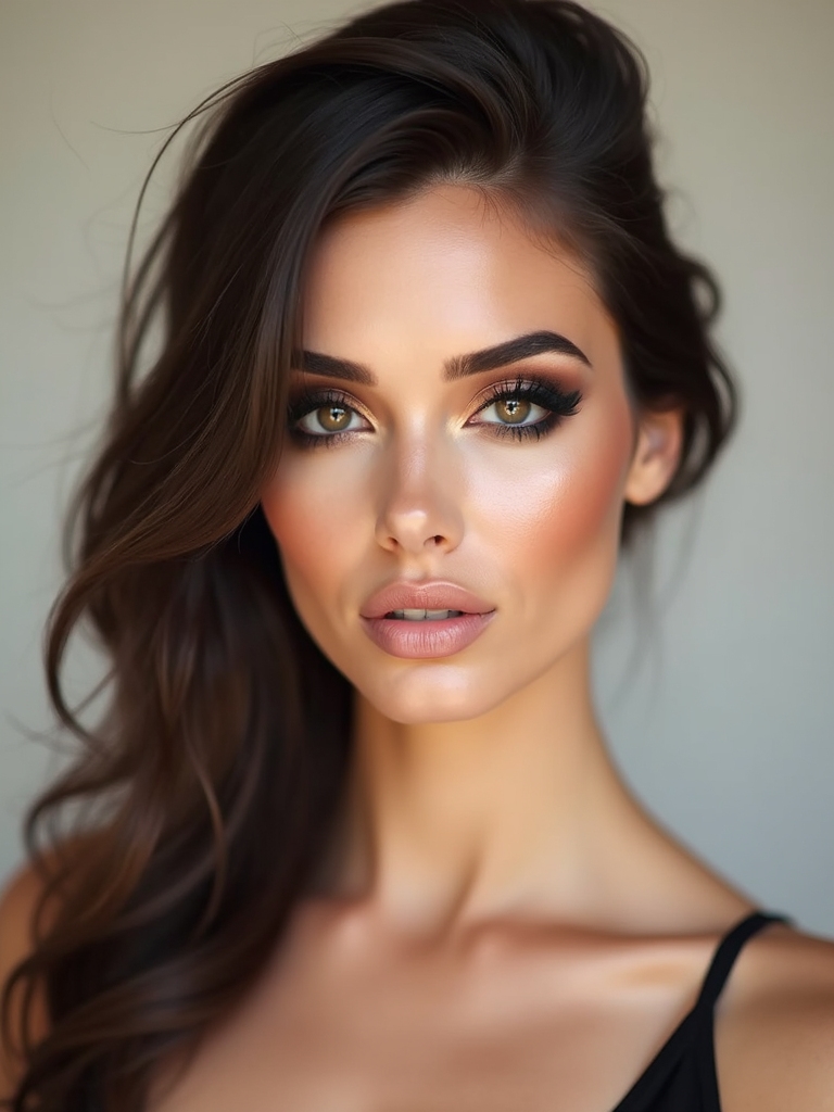 creamy black to bronze