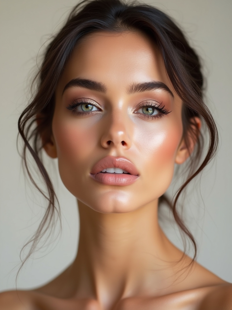 creamy glossy metallic lids