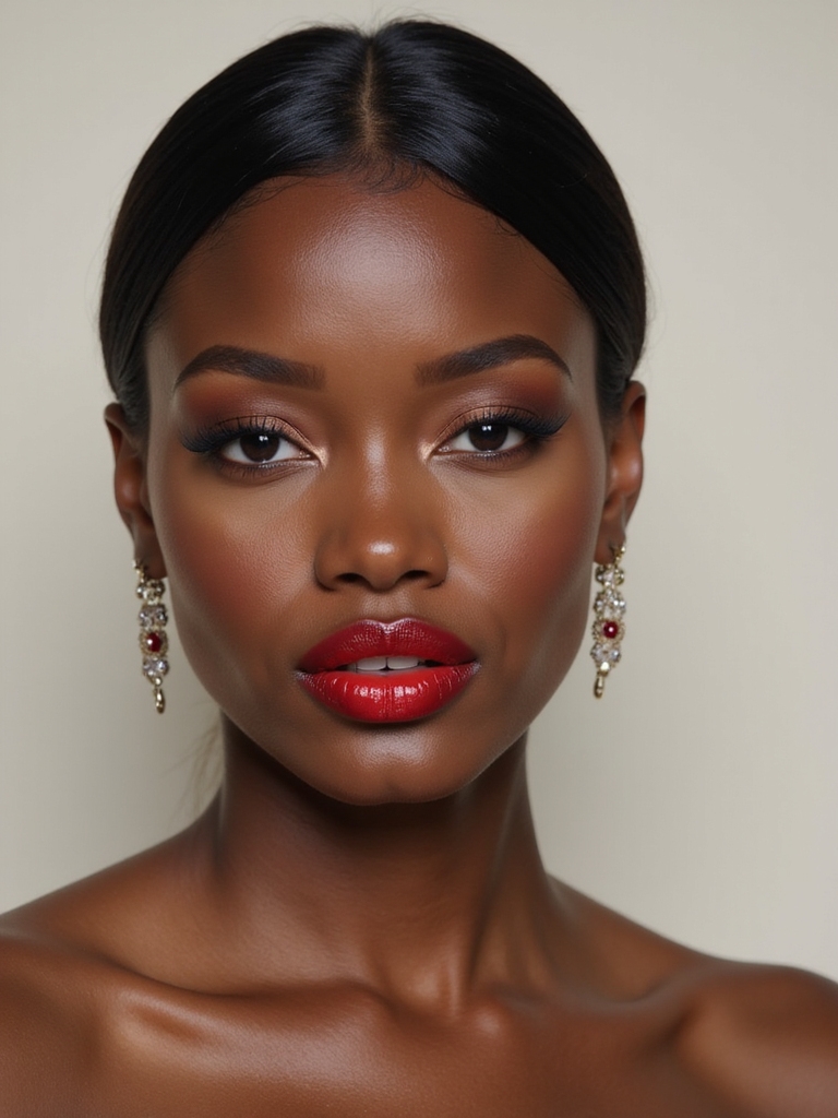 crisp cat eye cherry red