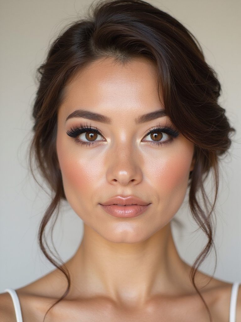 crisp exaggerated 60s cat eye