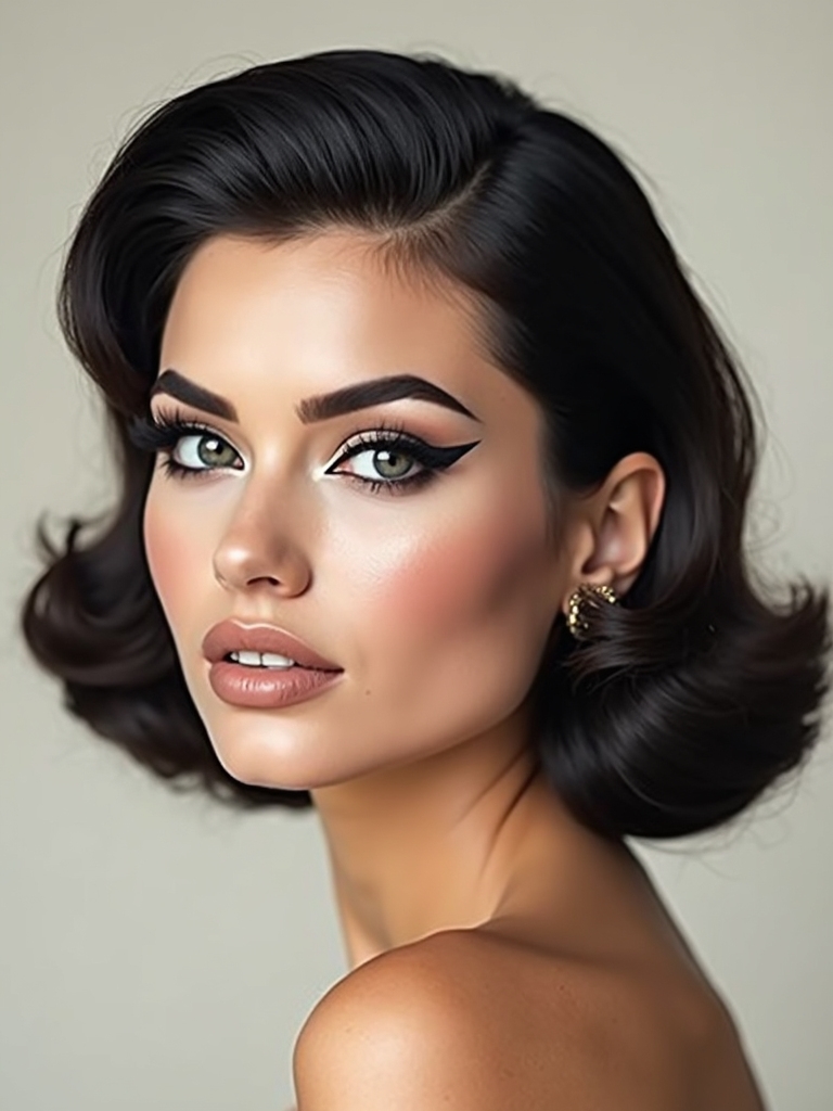 crisp monochrome mod eye