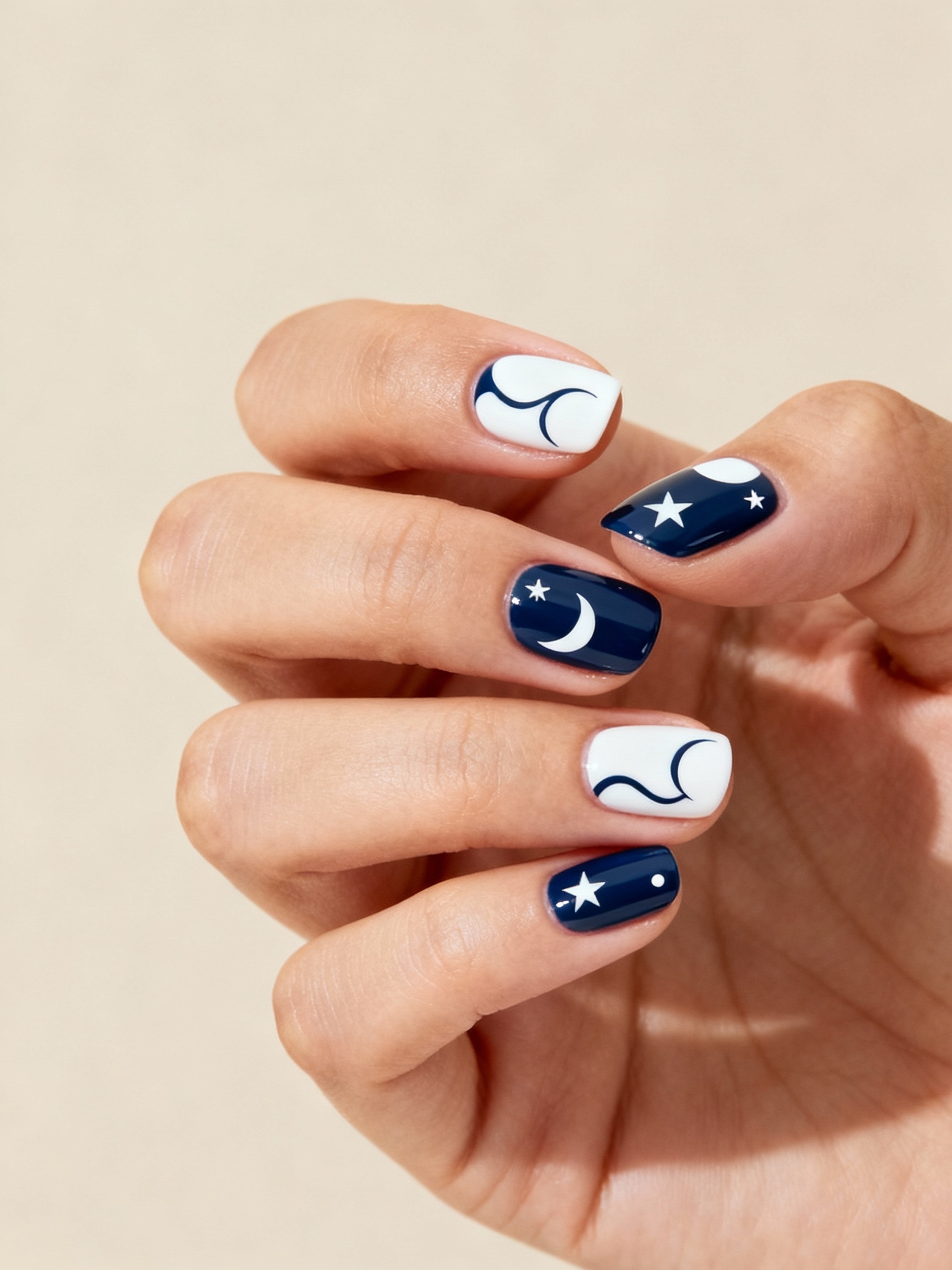 crisp nautical navy elegance