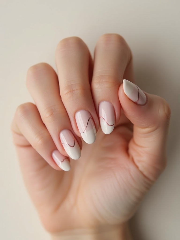 crisp negative space ballerina lines