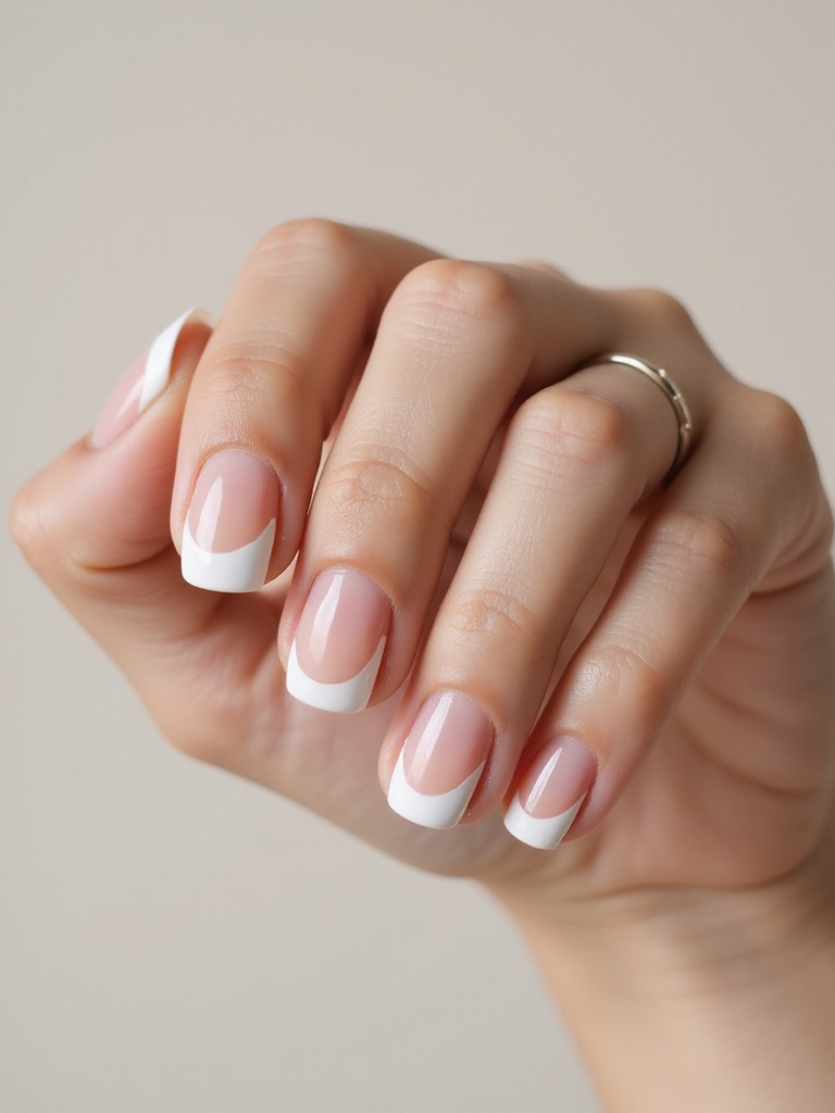 crisp negative space crescent arcs