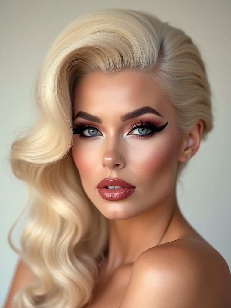 crisp sculpted cheek contour