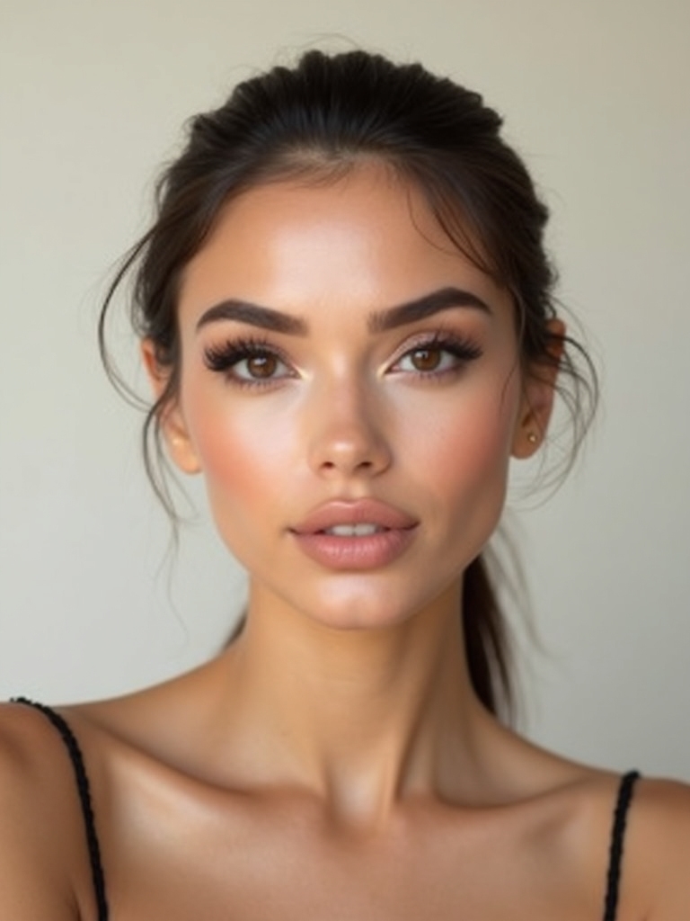 crisp upward flicked winged liner