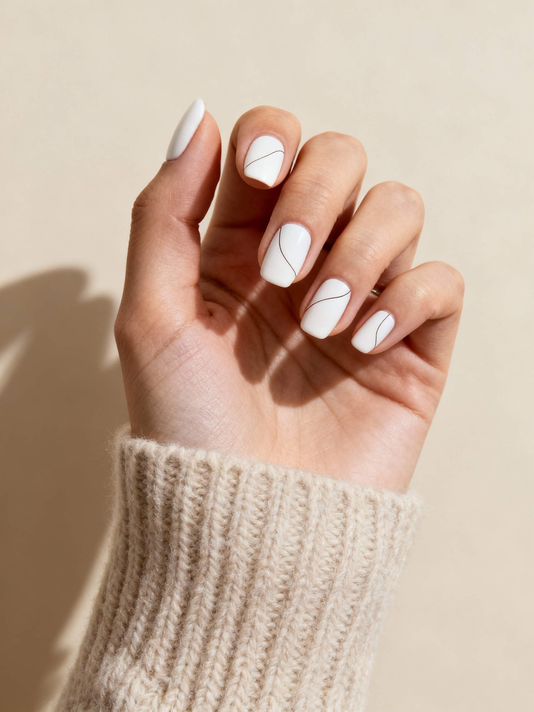 crisp white embossed cable knit