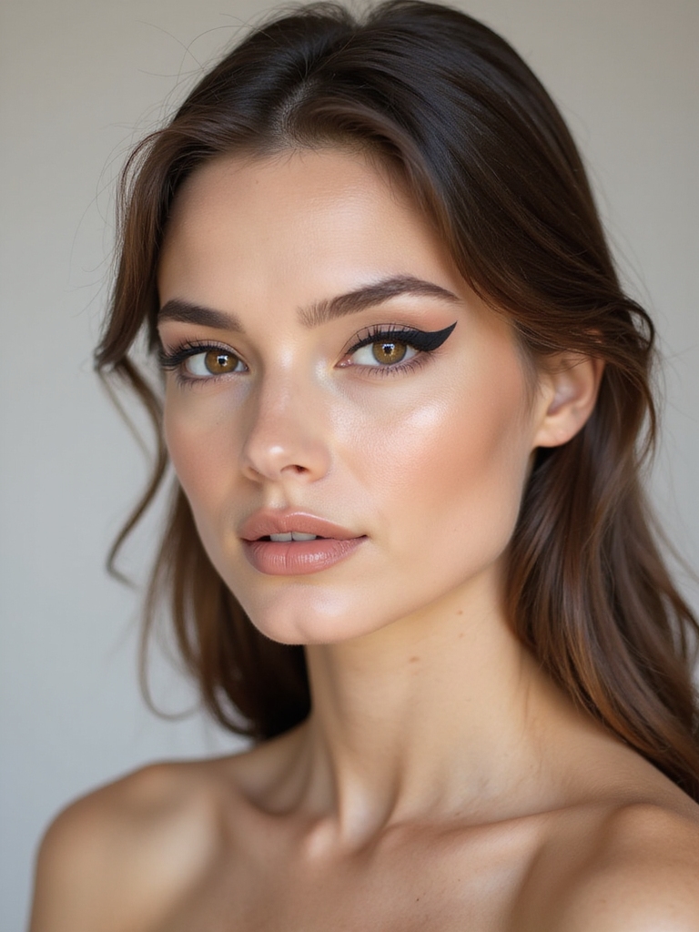 crisp winged liner nude