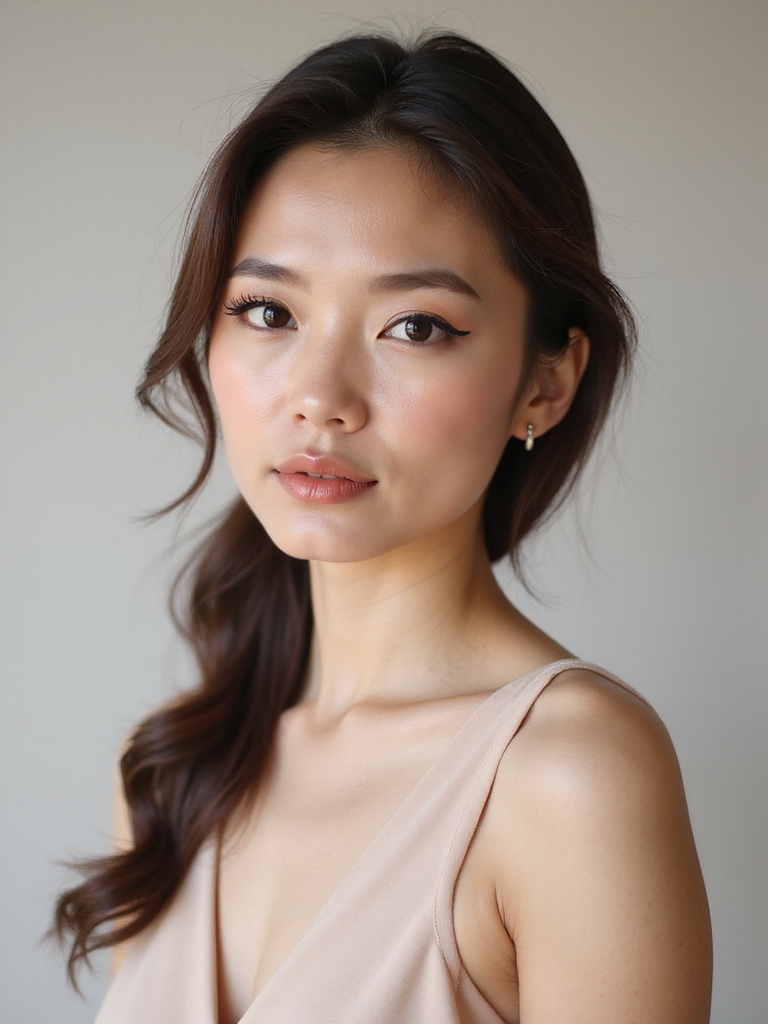 crisp winged liner rose stained
