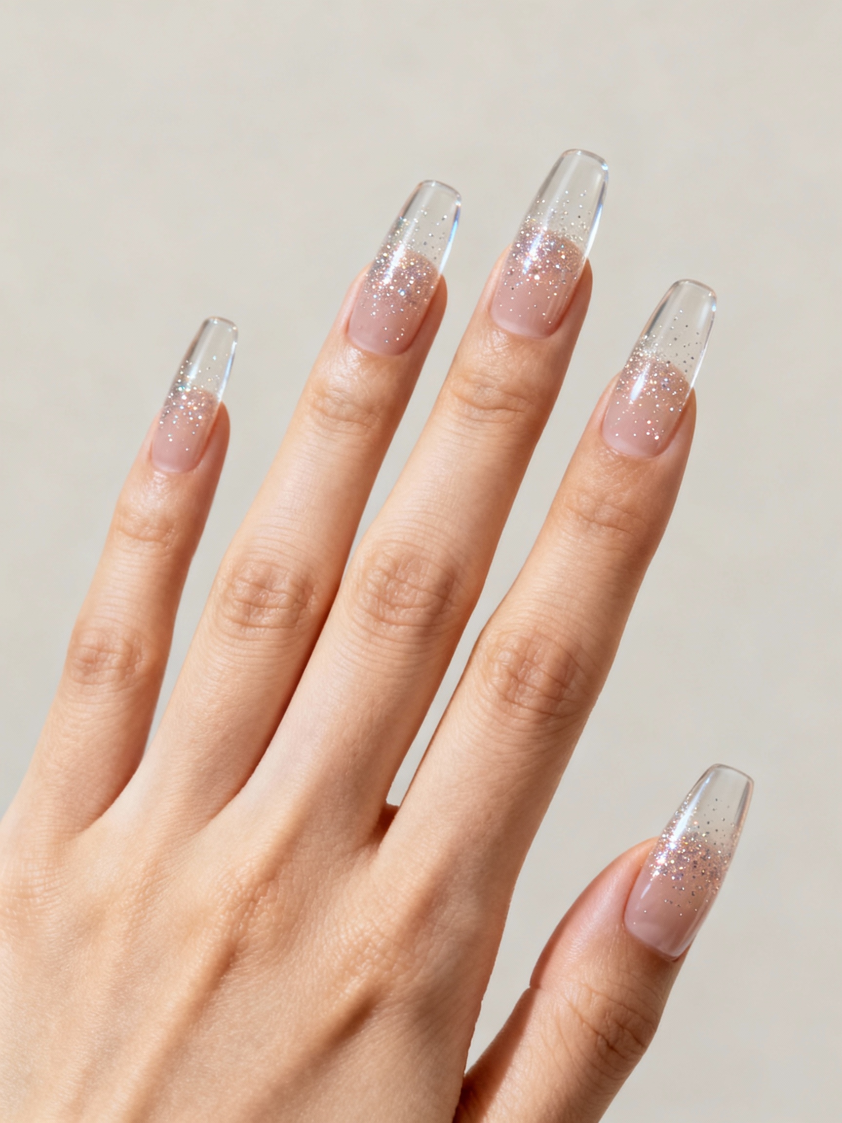 crystal clear micro glitter elegance