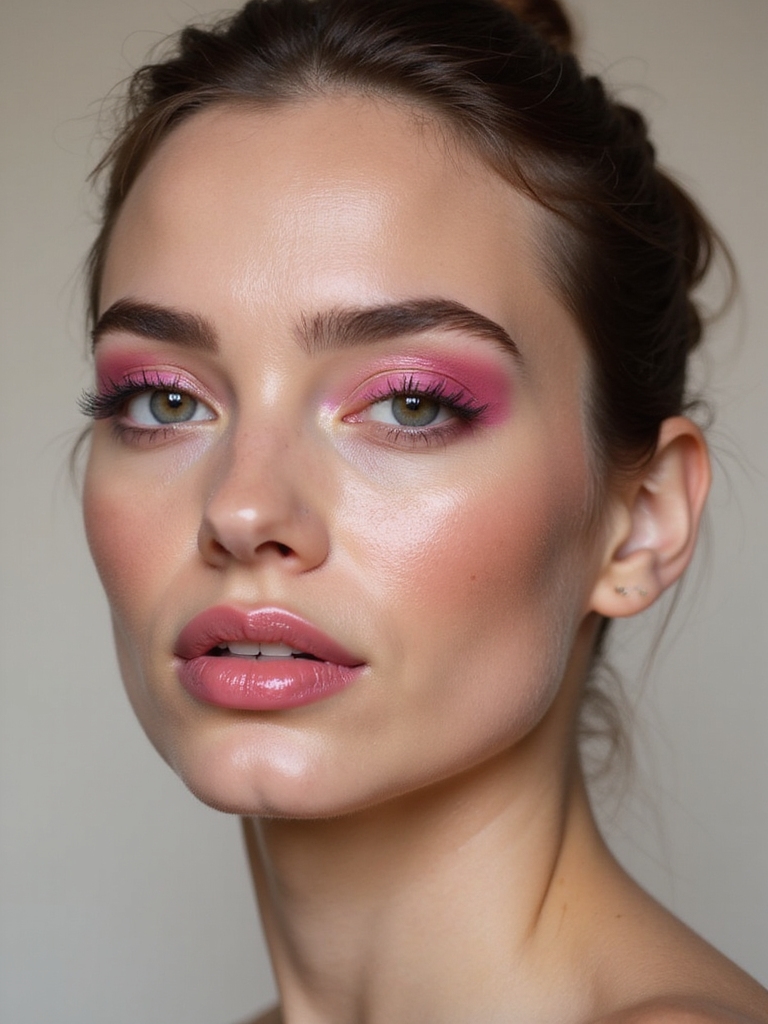 cushiony glassy pink pout