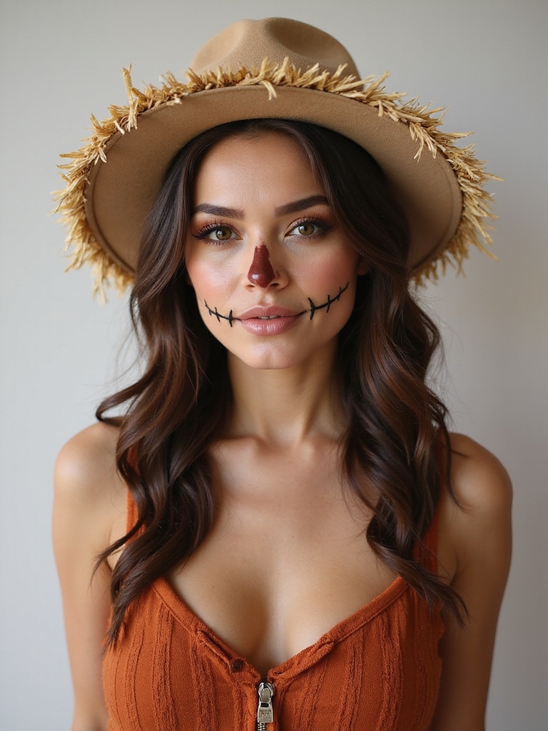 cute scarecrow makeup ideas