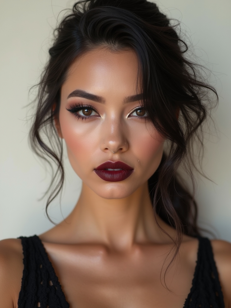 dark elegant gothic makeup styles