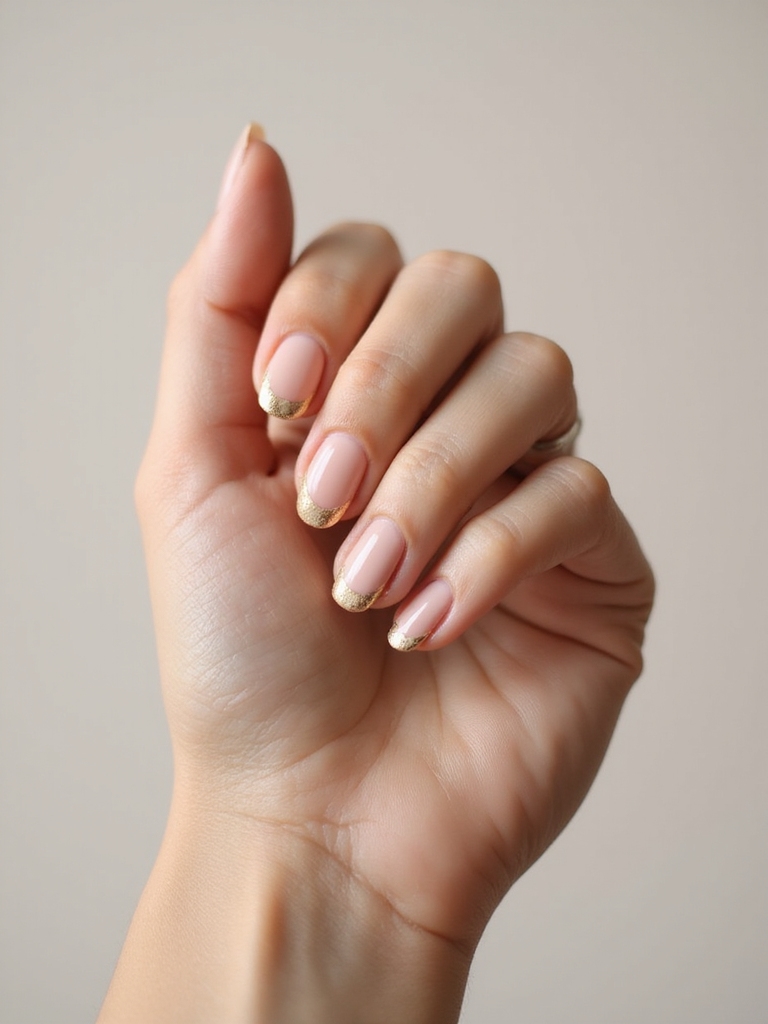 delicate irregular gold foilffiti