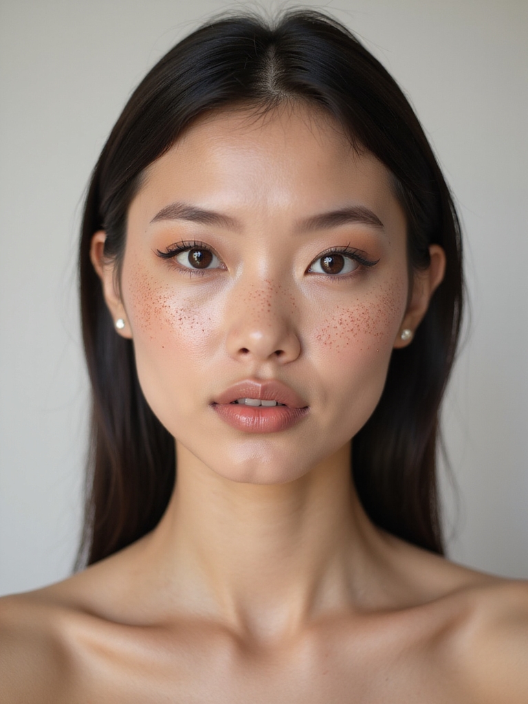 delicate sun kissed faux freckles
