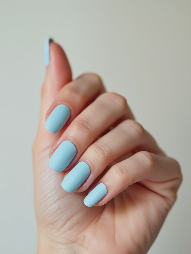 denim inspired powdery matte finish