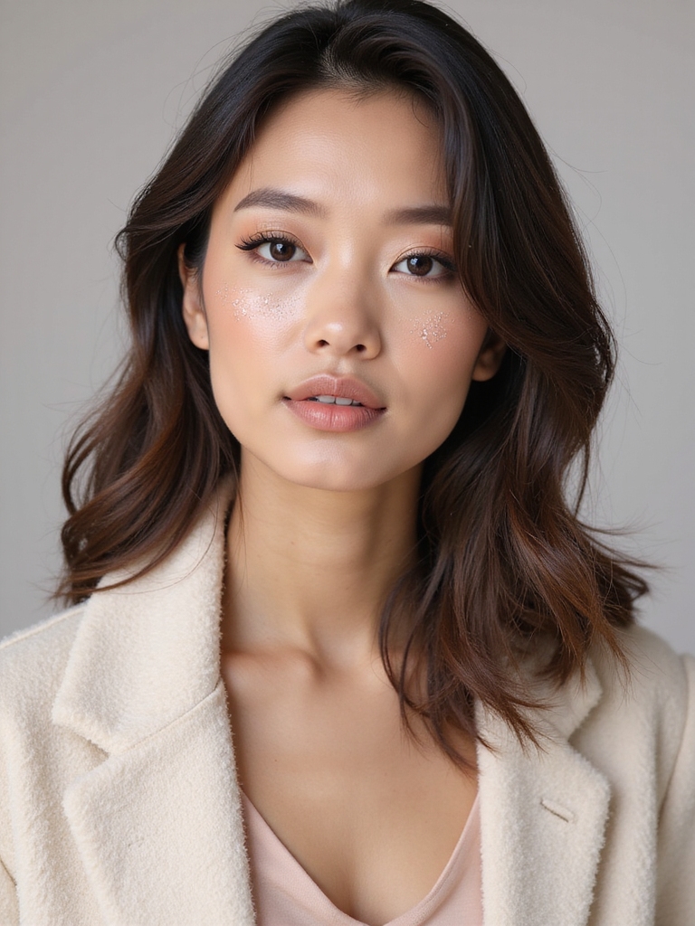 dewy latte contour glowy skin