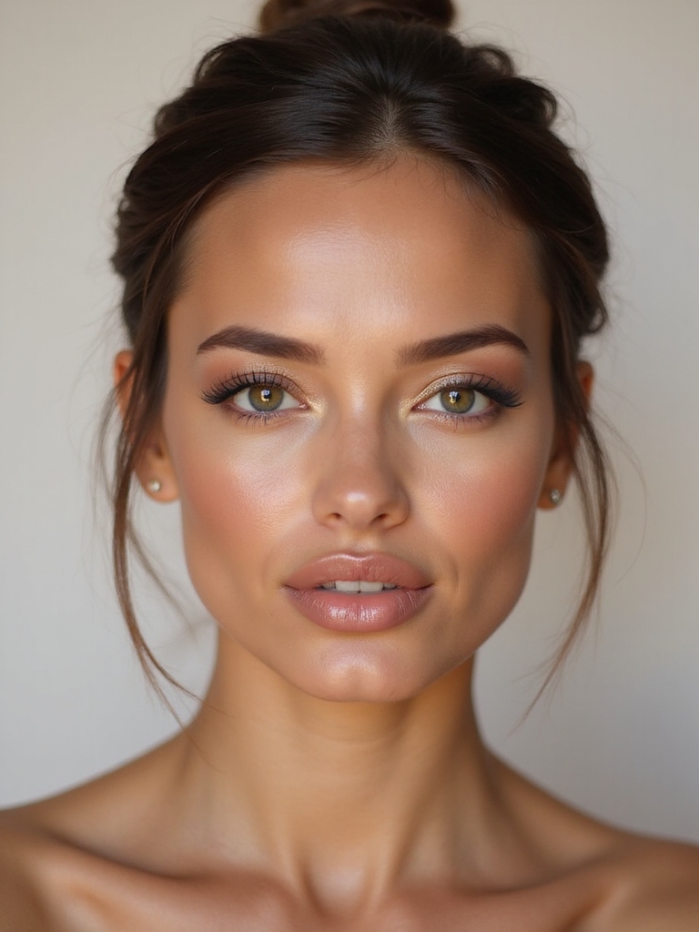 dewy layered skincare makeup