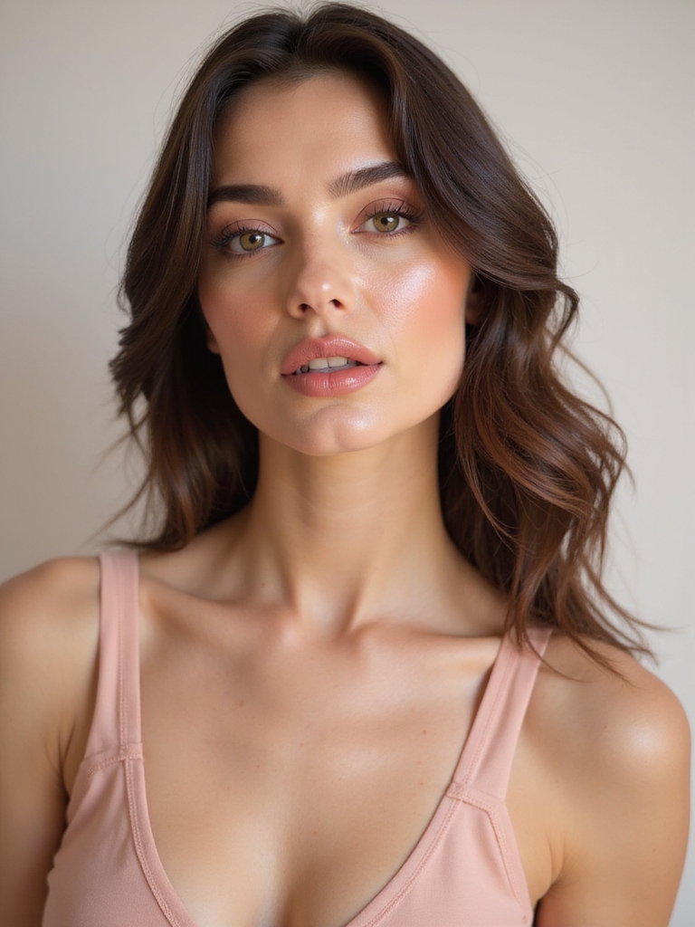 dewy lifted blush draping