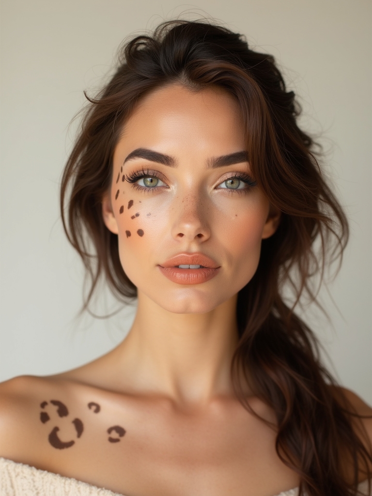 dewy minimalist cheetah spots