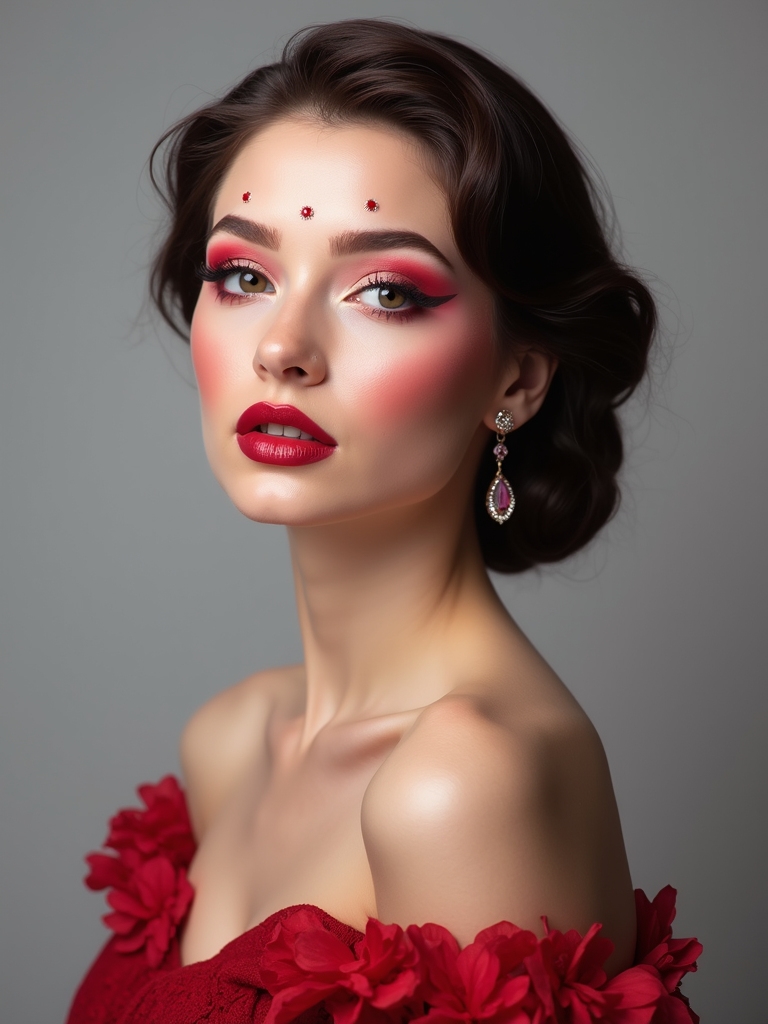 dreamy romantic pink red gradient