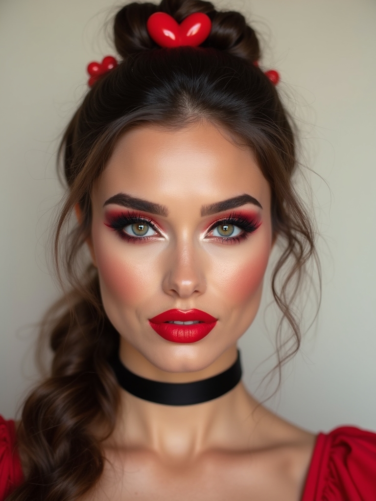 drugstore quick heart crown makeover