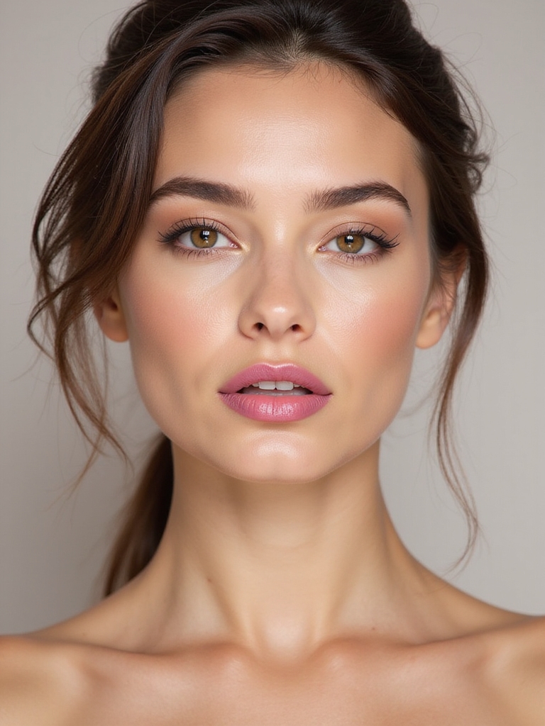 dusty pink matte bare eyes