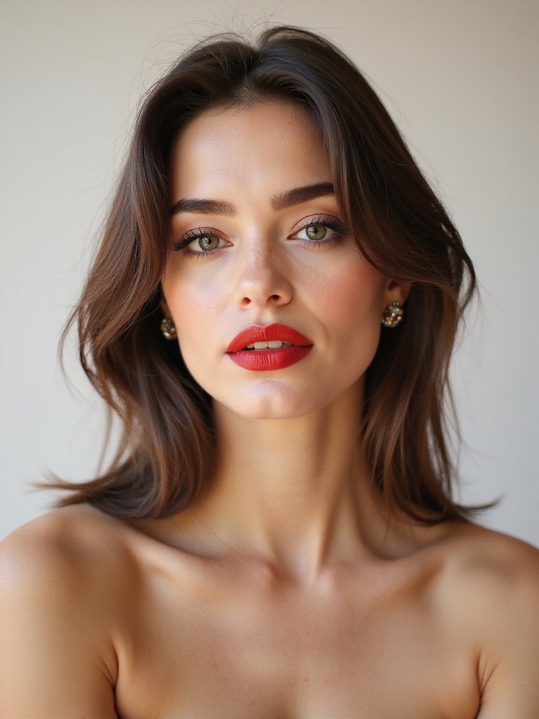 effortless blurred creamy red