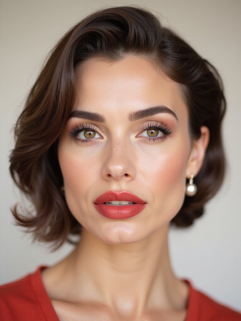 effortless rosy velvet finish