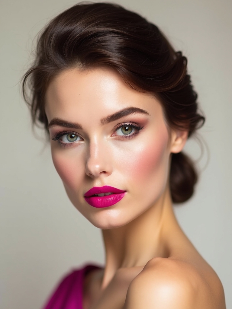 electric fuchsia lips steal show