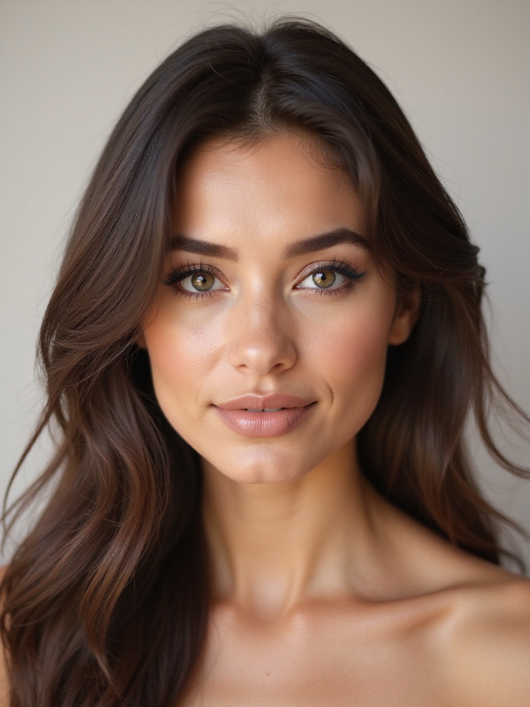 espresso lined eyes ombre lips