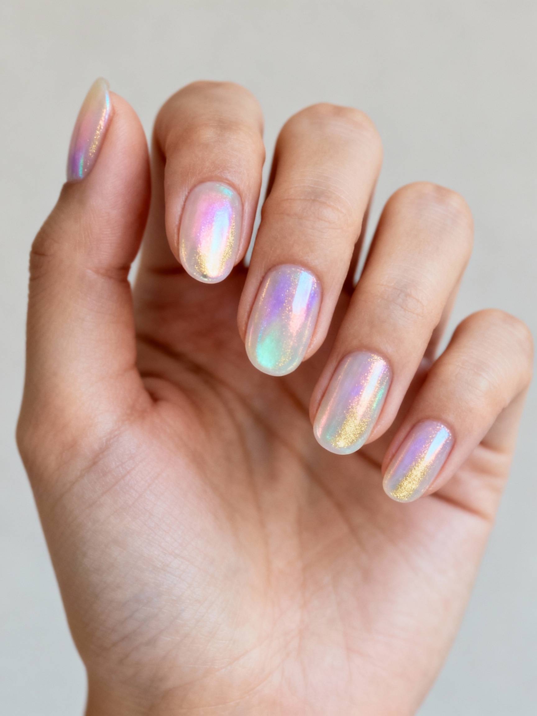 ethereal opalescent layered shimmer