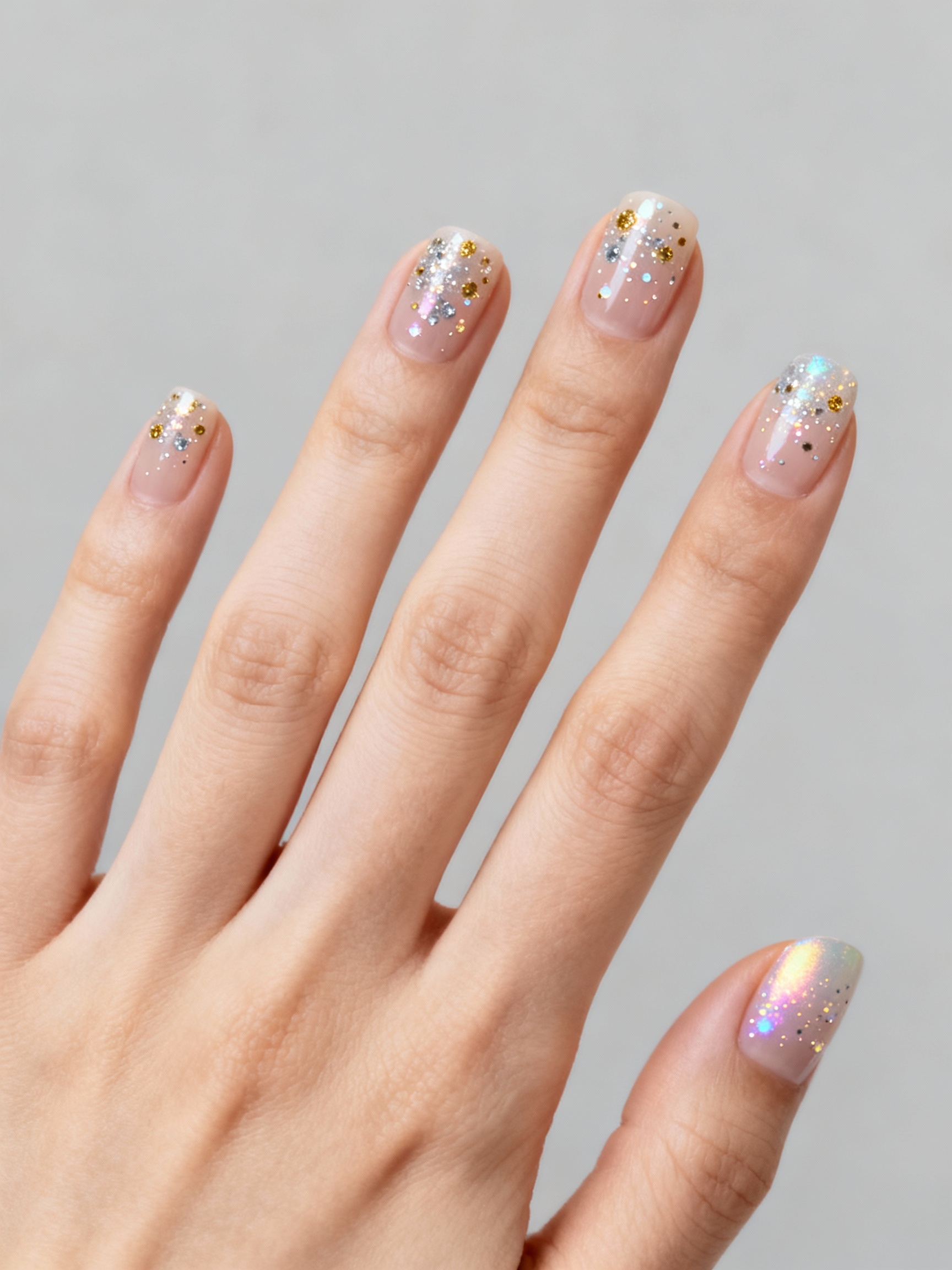fairy light milky confetti shimmer