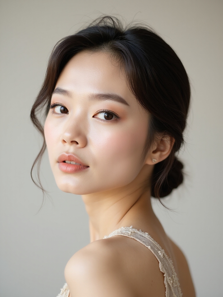 feather light porcelain skin glow
