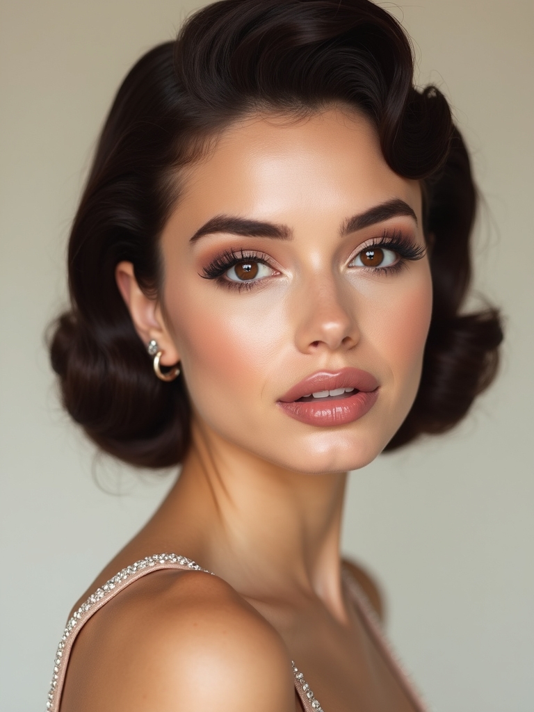 feathered lashes and cupid s peak